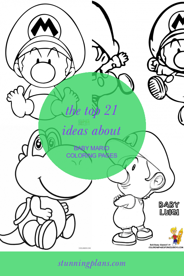 The top 21 Ideas About Baby Mario Coloring Pages - Home, Family, Style